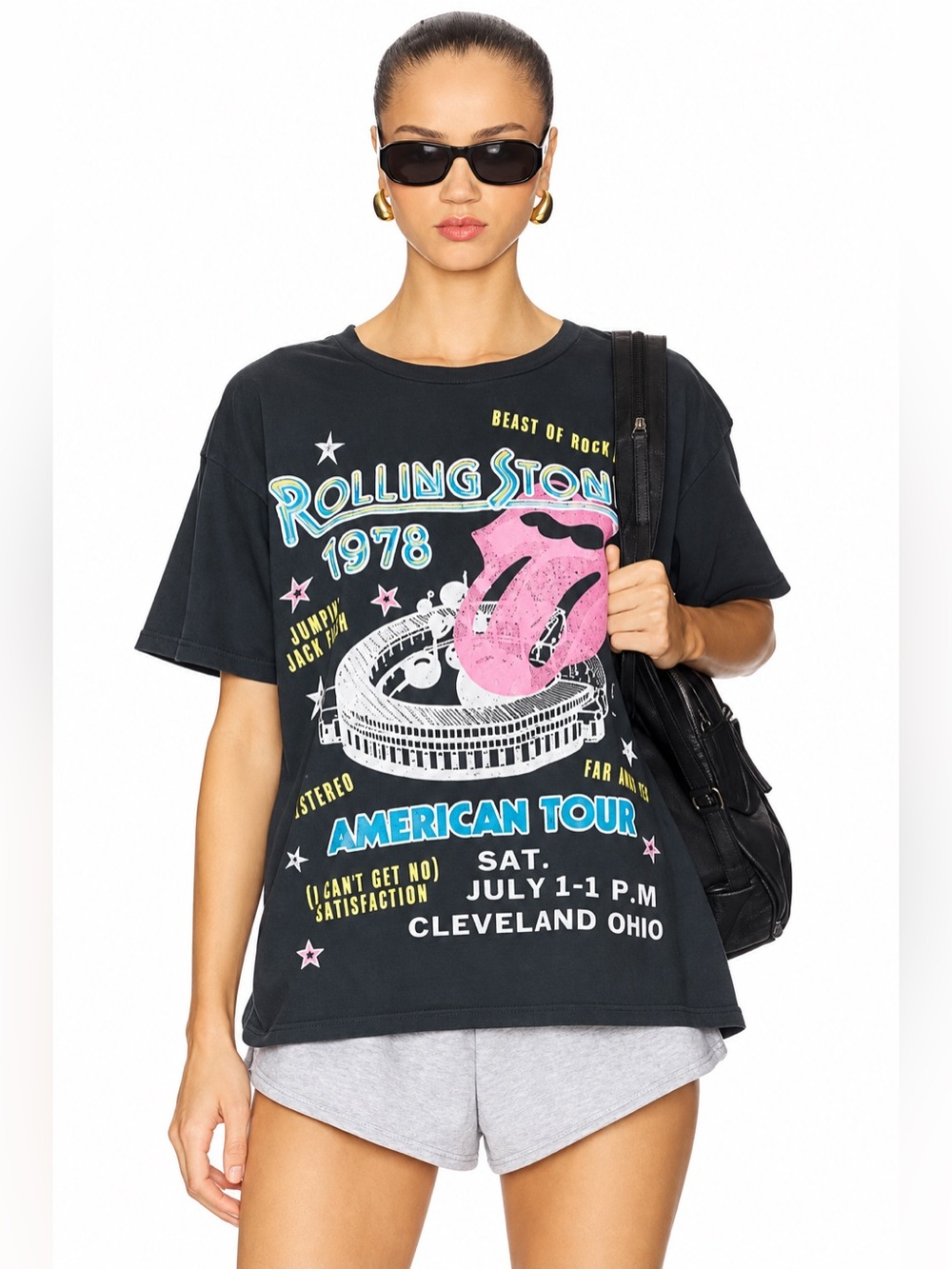 Rolling Stones 1978 American Tour Merch Tee